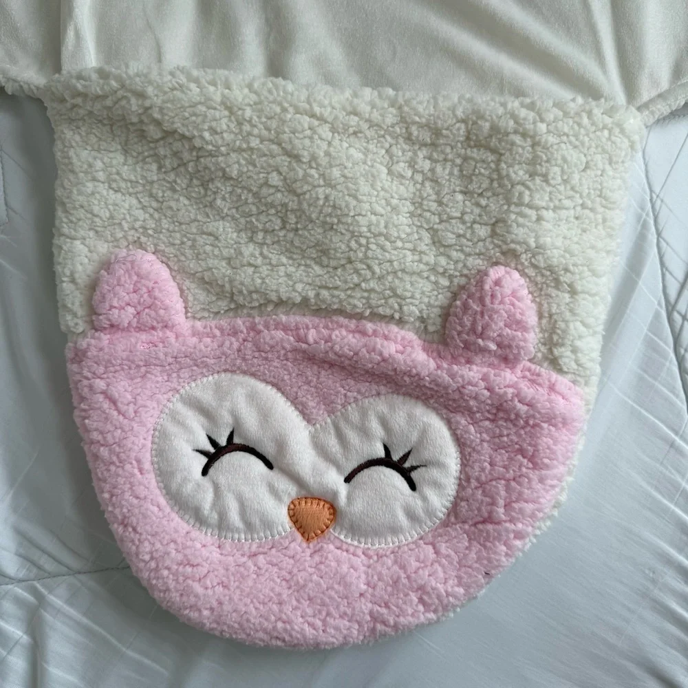 NWOT Chickpea Sherpa Infant Swaddle size 3-6 months - Picture 2 of 7